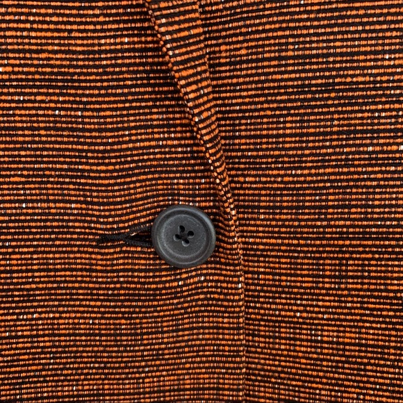 Robert Rodriguez Orange and Black Jacket, Size: 6 - Picture 6 of 11
